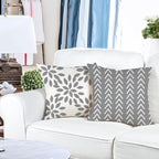 YCOLL Pillow Covers 18x18 Set of 4，Modern Sofa Throw Pillow Cover, Decorative - Image 3