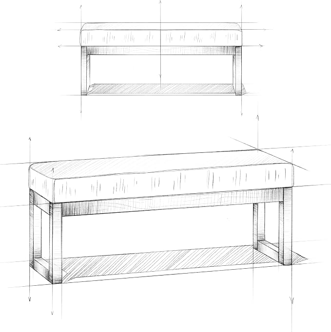 SIMPLIHOME Milltown Large Ottoman Bench - Image 10