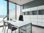 Modern Storage Cabinet White D Versatile Free-Standing Organizer - Image 9
