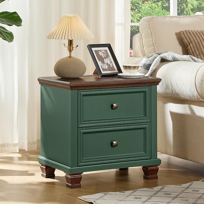 SAVOR LIFE Farmhouse Nightstand - Image 4