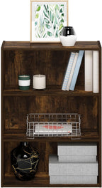 Furinno PASIR Book Shelf, 3-Tier Bookshelf, Storage Shelves Bookcase, 9.7 x - Image 5