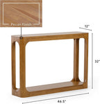 Plank+Beam Forma Console Table, 46 Inch, Solid Wood Sofa Table, Entryway Table - Image 2