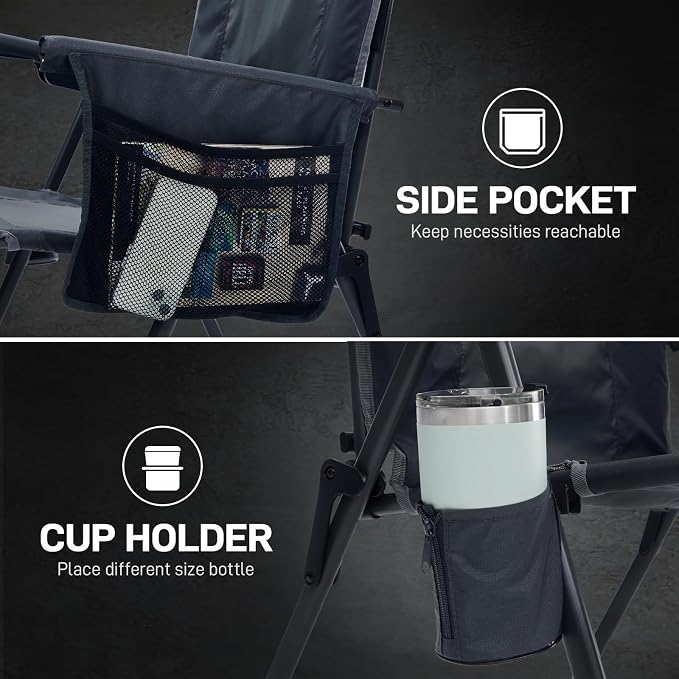 EVER ADVANCED Reclining Camping Chairs - Image 9