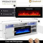 oneinmil 70" Fireplace TV Stand - Image 3
