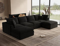 ohllob 140" U Shaped Couch, Cloud Sectional Couches by Ohllob