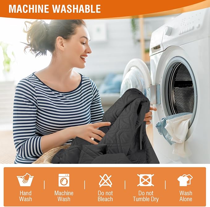 VANSOFY 100% Waterproof Recliner Chair Covers, Recliner Cover Non-Slip Dog - Image 7