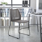 Flash Furniture HERCULES Series 661 lb. Capacity Gray Stack Chair - Image 2