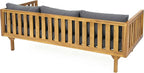 Merax Outdoor Acacia Wood Conversation Set - Image 6