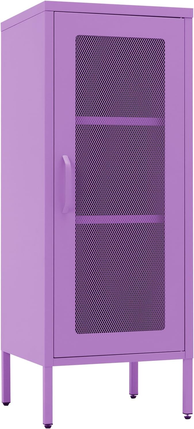 Slim Metal Storage Cabinet by Albad