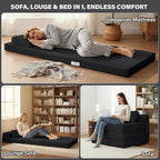 Tiita Folding Sofa Bed Chair, 4-Fold Convertible Sleeper Chair - Image 3