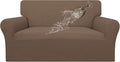 Easy-Going 100% Waterproof Loveseat Couch Cover Stretch Jacquard Sofa Cover | by Easy-Going