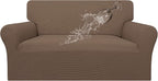 Easy-Going 100% Waterproof Loveseat Couch Cover Stretch Jacquard Sofa Cover | by Easy-Going