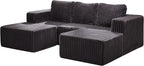 Hobestluk Modular Sectional Sofa Memory Foam Couch Oversized Sectional Sofa - Image 9