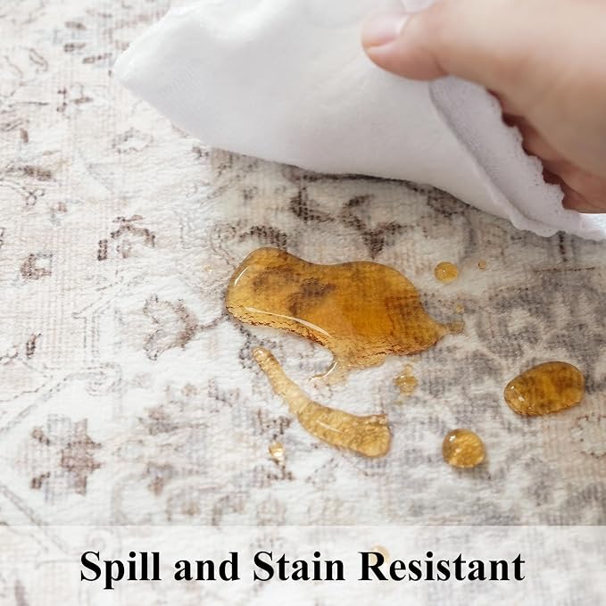 Living Room 6x9 Area Rugs: Farmhouse Washable Ultra Soft Carpet - Image 8
