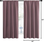 NICETOWN Blackout Curtains for Living Room, Darkening Window Curtain Panels - Image 9