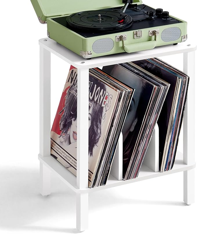 LELELINKY 2-Tier Record Player Stand by LELELINKY