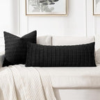 MIULEE Lumbar Corduroy Throw Pillow Cover - Image 3