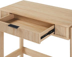 Walker Edison Transitional Style Furniture, Reeded Detail, Lift-Top Desk - Image 5