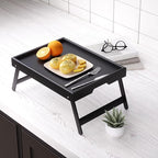 Fibogollo 4 Pack Bamboo Bed Tray Table - Image 6