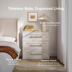 mopio Blake 3 Drawer Dresser for Bedroom, Chest of Drawers, Wood Dresser - Image 3