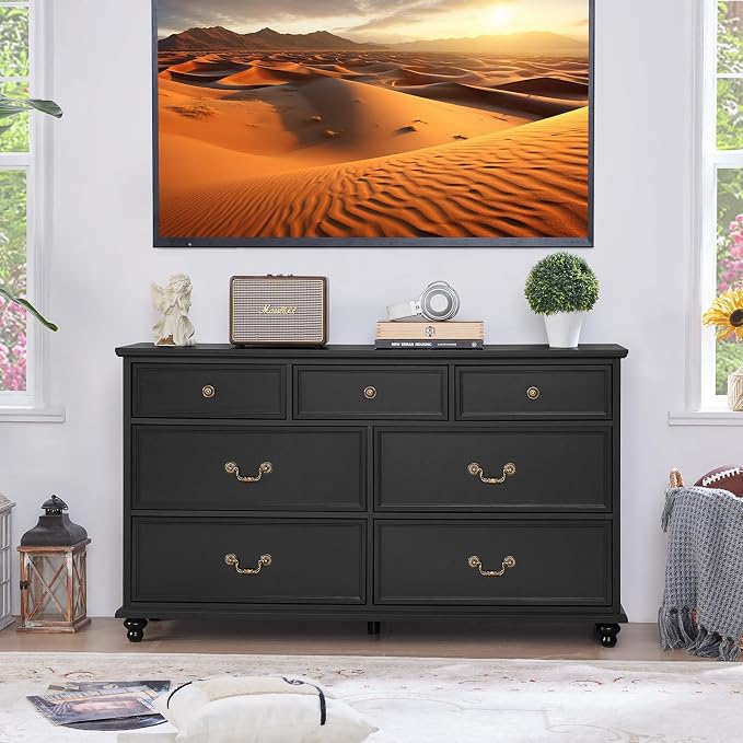 Joaxswe Farmhouse 54" 7 Drawers Dresser - Image 7