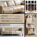 Leather Recoloring Balm with 100ml Mink Oil, Car Seats, Dye & Restorer - Image 4
