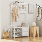 Lulive Hall Tree, 31.5” Entryway Bench - Image 2
