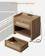 SICOTAS Night Stand Bed Side Table - Image 2