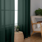Green Sheer Curtains 78 Inches Long - Image 3