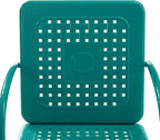 Crosley Furniture Bates 2-Piece Outdoor Chair Set, Retro Metal Patio Chairs - Image 14