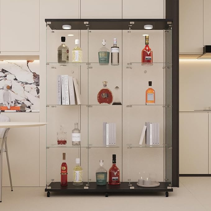 LFT HUIMEI2Y Glass Display Cabinet 12 Shelves - Image 9