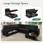 HONBAY Sectional Sleeper Sofa - Image 3