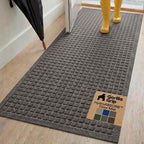 GORILLA GRIP® Ultra Absorbent Front Door Mat Outside Entrance, Traps Dirt and by Unknown
