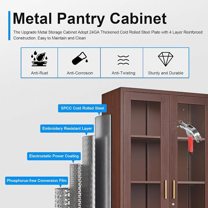 Polup Glass Display Cabinet, Display Case - Image 4