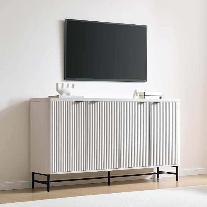 Fatmok 65" Large Sideboard Buffet Cabinet - Image 7