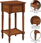 Convenience Concepts French Country Khloe 1 Drawer Accent End Table 14" - Image 5