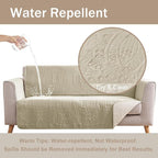 Camel Recliner TV Chair Covers, Quilted Décor Water-Repellent Medium Lazy Boy - Image 7