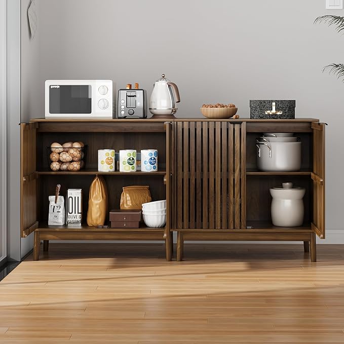 Kiasthome Wooden Sideboard Buffet Cabinet - Image 6
