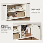 Fatmok TV Stand, Mid Century Entertainment Center - Image 5