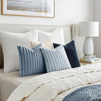 MIULEE Faux Fur Plush Decorative Throw Pillow Covers 18x18, Soft Coastal Modern - Image 6