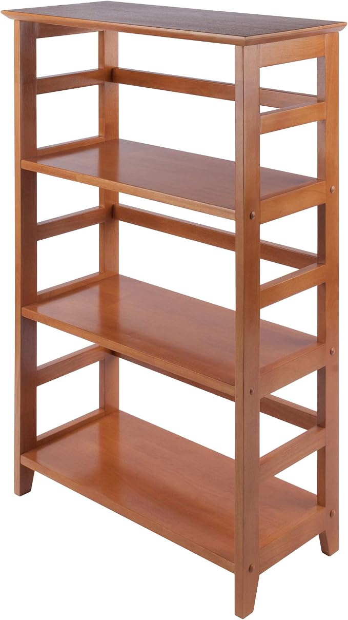 Winsome Studio 3-Tier Bookshelf, Classic Display Bookcase, Functional & Stylish by Winsome