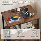 Somdot 2 Drawers Nightstand - Image 5