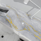 White Gold Marble Contact Paper - Image 7