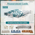 CALBODE 8Pcs Stretch Patio Cushion Cover Outdoor Cushion Cover Replacement - Image 2