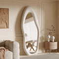 Honyee Full Length Mirror, Irregular Wavy Full Body Mirror by Honyee