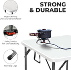 Our Modern Space 34" Square Foldable Table - Image 5