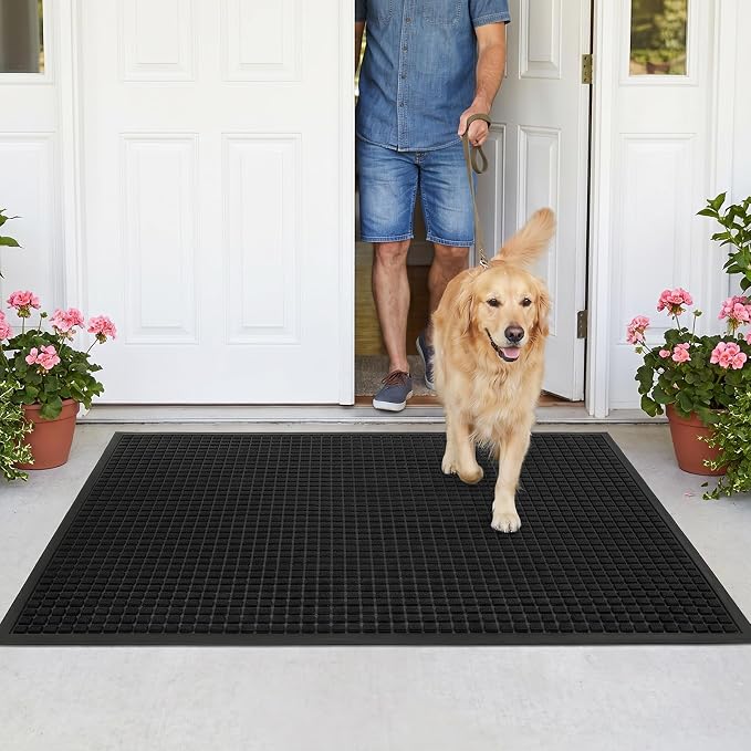 Front Door Mat Outside Entrance, Heavy Duty Waterproof Doormat | 61.5"x36" - Image 9