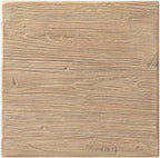 Hawthorne 18" Square Reclaimed Elm Trestle Side Table Heritage Light Natural - Image 8