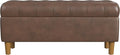 Homepop Home Decor | Tufted Ainsley Button Storage Ottoman Bench by HomePop