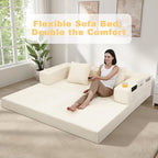 COMAX Boneless Couch, Futon Sofa Bed Couches Versatile Queen - Image 4